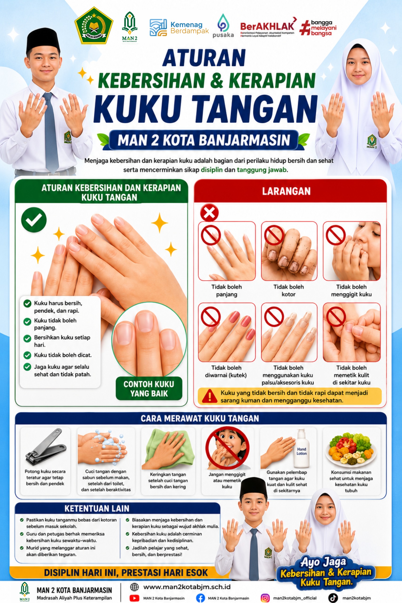 Aturan Kebersihan Kuku Tangan
