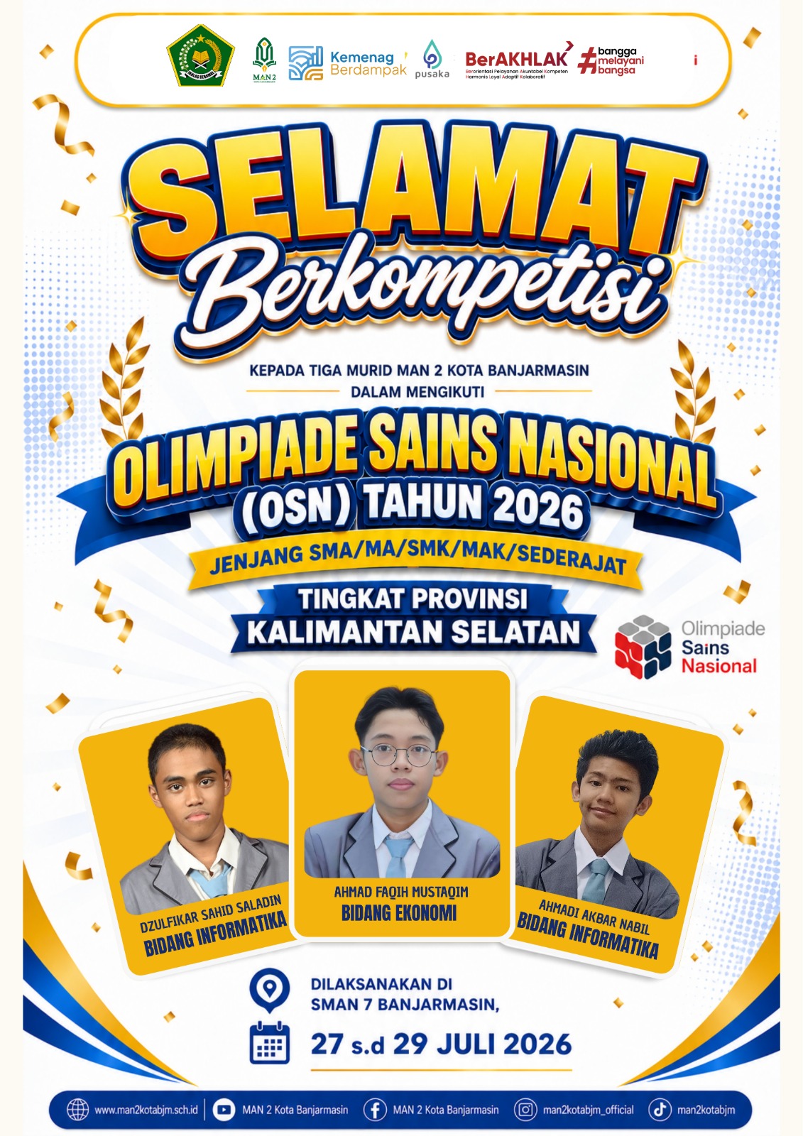 Selamat Berkompetisi OSNP 2026
